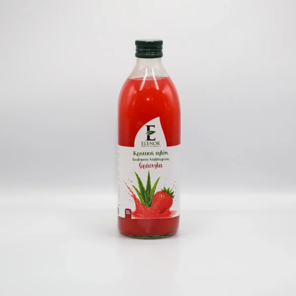 πόσιμη αλόη ELENOR με γεύση φράουλα